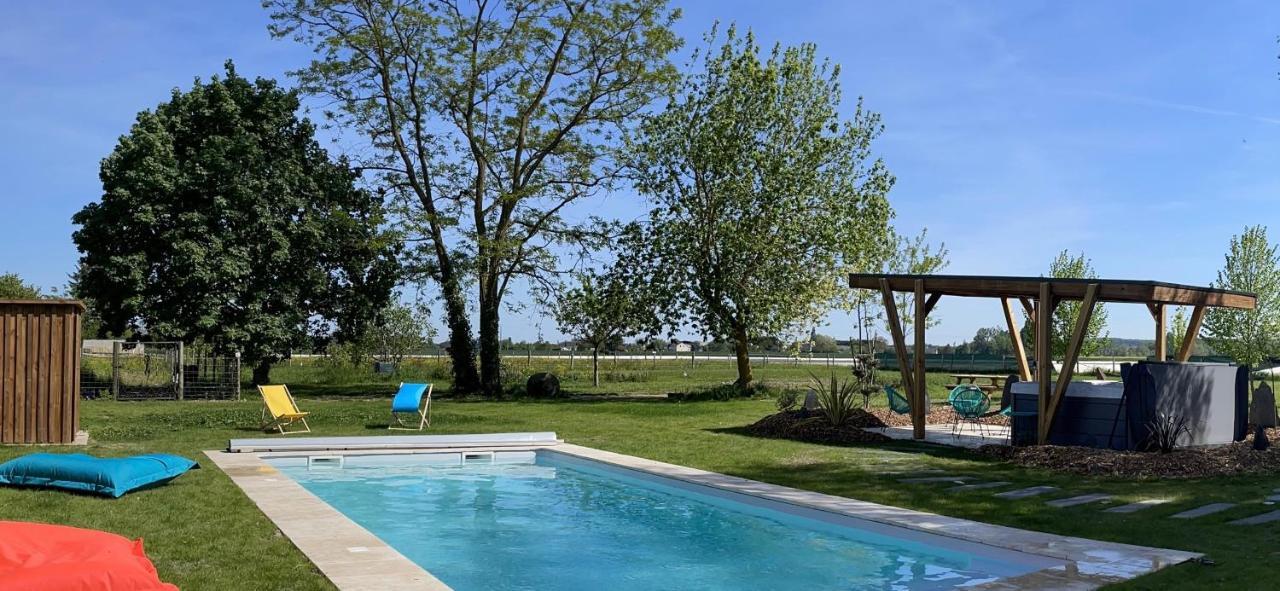 Gite Au Gre De La Loire Piscine Et Spa Saint-Mathurin  Eksteriør billede